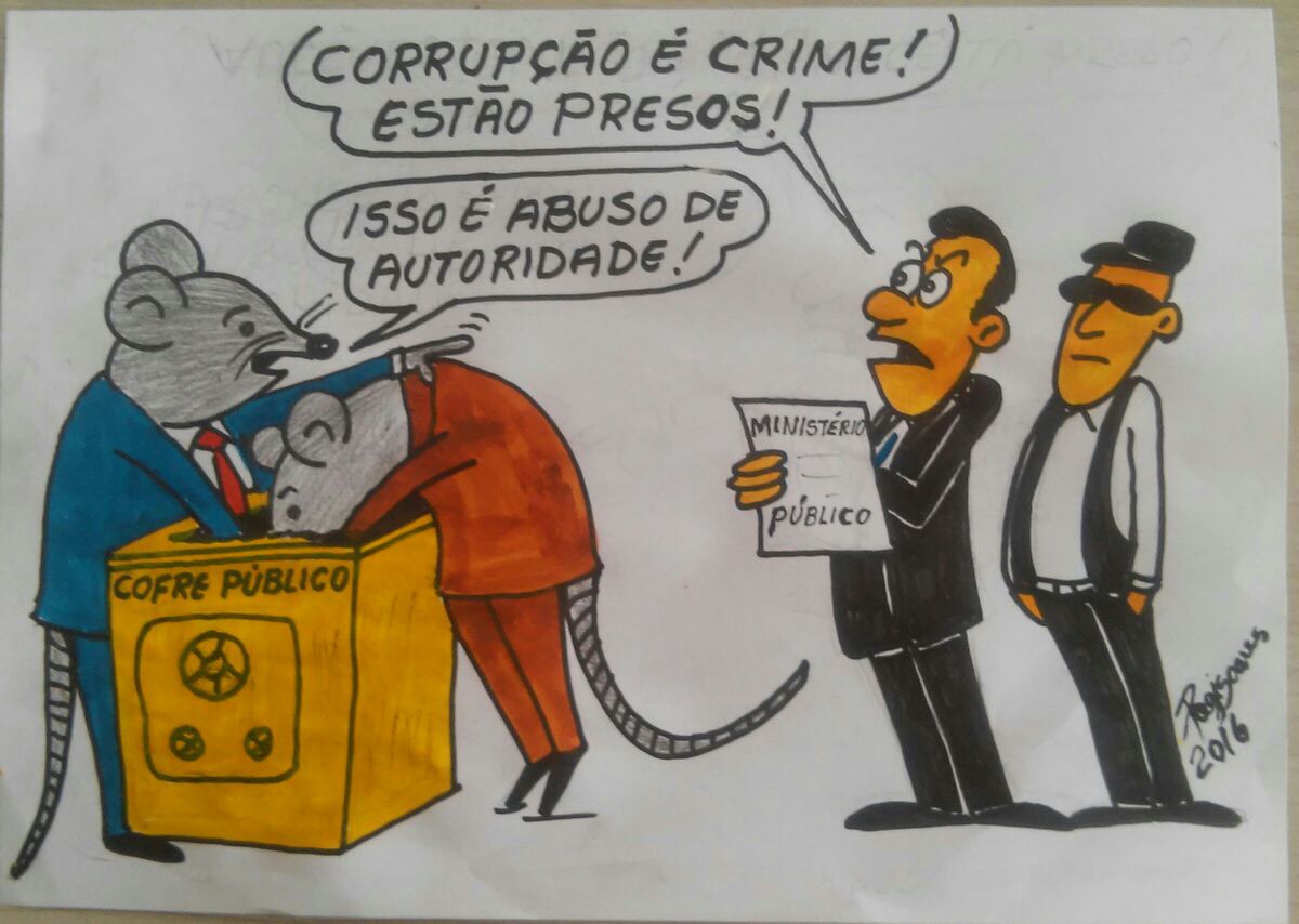 Resultado de imagem para abuso de autoridade charges