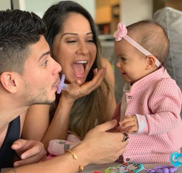 Mayra Cardi Conta Como Filha Tem Lidado Com Separacao E Distancia Do Pai Arthur Aguiar Wscom